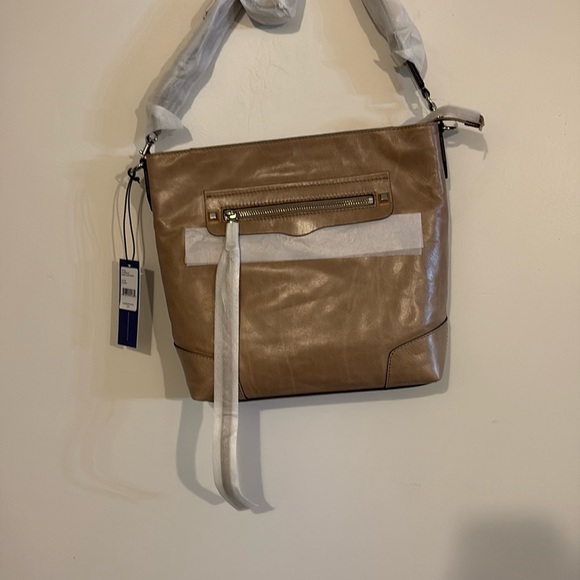 Rebecca Minkoff Elegant Cammeo Leather Shoulder Bag.